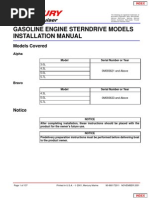 Mercruiser 4 Cyl 3.0 Service Manual | Gasoline (85K views)