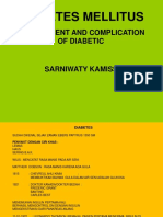 Management & Complication of Diabetic Dr. Sarni