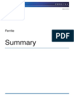 Ferrite Summary en PDF