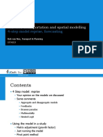 CIE4801 Transportation and Spatial Modelling: 4-Step Model Reprise, Forecasting