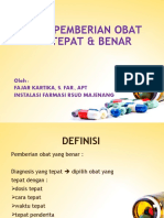 Cara Pemberian Obat Fajar Kartika