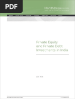 Private Equity and Private Debt Investments in India