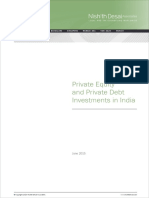 Private Equity and Private Debt Investments in India