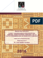 Jurisprudencia Relevante Del TC Peruano y de La Corte IDH Elaborado Por Luis Castillo Alva