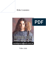 Kiko Loureiro Guitarra Rock Manual