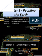 Chapter 1 - Peopling the Earth