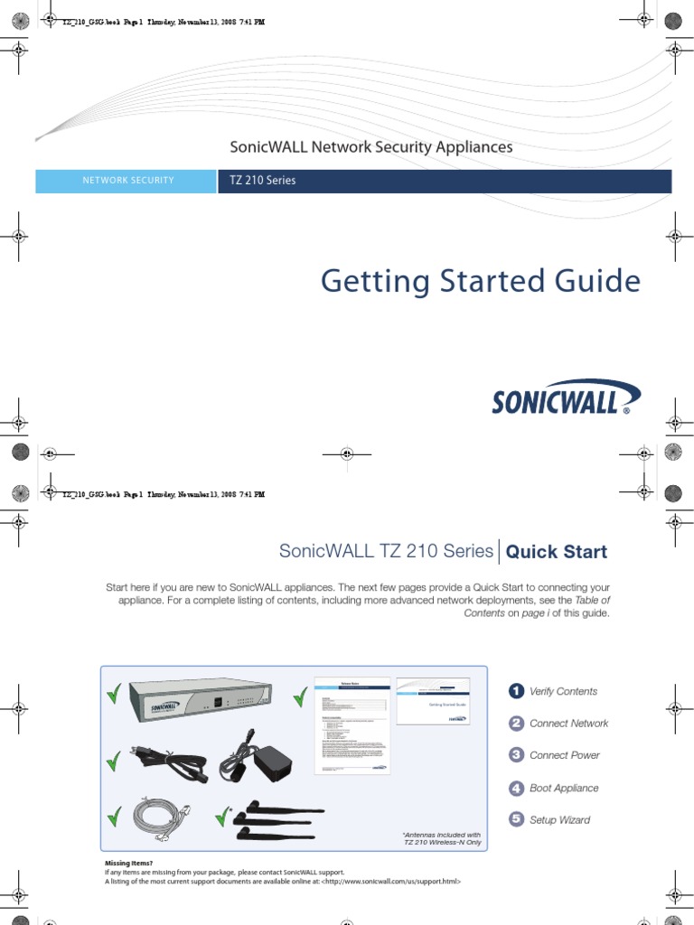 SonicWall Getting Started Guide.pdf Ip Address Wireless Lan