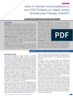 Lipodystrophy in Human Immunodeficiency Virus (HIV) Patients On Highly Active Antiretroviral Therapy (HAART)