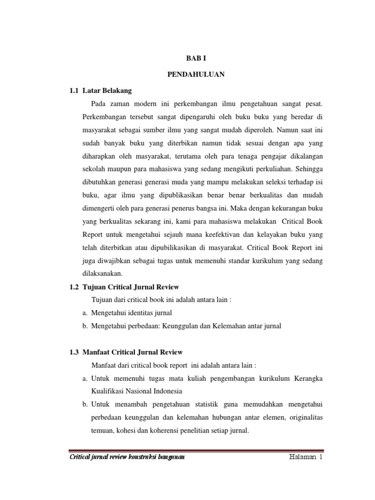 Critical Jurnal Revie Cjr