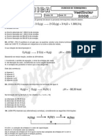 Química - Pré-Vestibular Impacto - Exercícios Extras - Termodinâmica