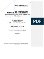 Digital Design 5th Edition Mano Solution Manual PDF