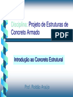 Introdução ao Projeto de Estruturas de Concreto Armado