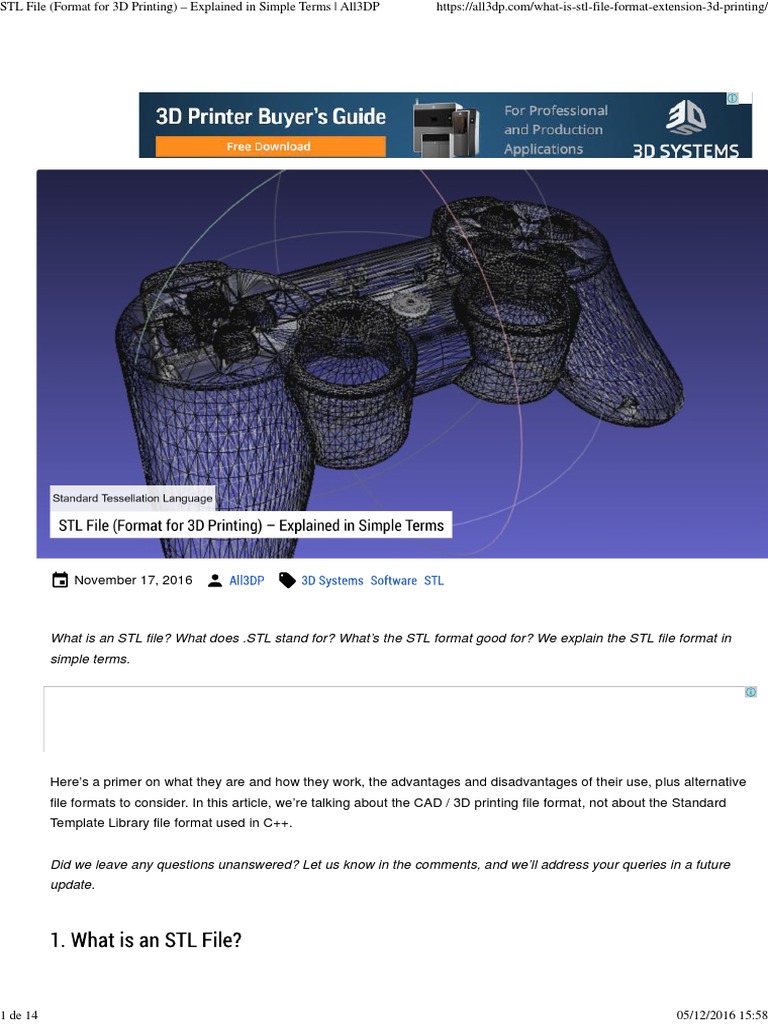 STL File (Format For 3D Printing) - Explained in Simple Terms - All3DP ...