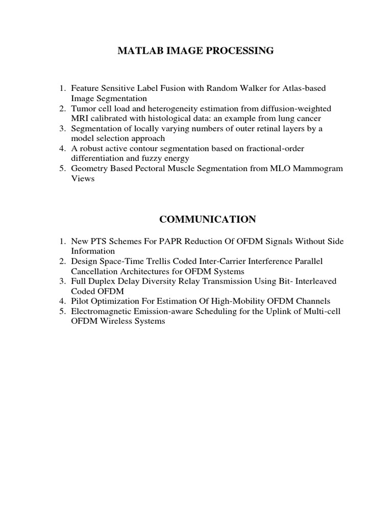 Matlab Image Processing | PDF | Orthogonal Frequency Division ...