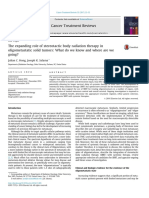 2017 the Expanding Role of Stereotactic Body Radiation Therapy in Oligometastatic Solid Tumors - What Do We Know and Where Are We Going