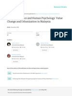 Urbanism Space and Human Psychology Value Change - Zaid Othman