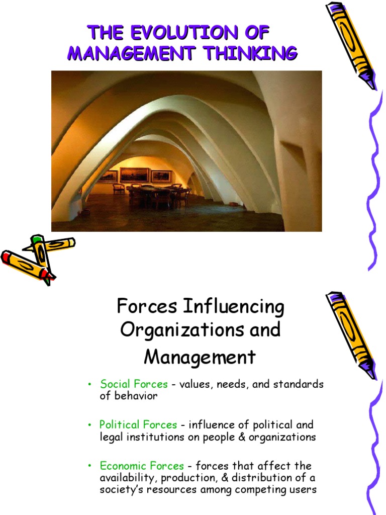 Evolution of Management Thinking | PDF | Industrial And Organizational ...