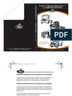 Mantenimiento y Lubricación Español PDF