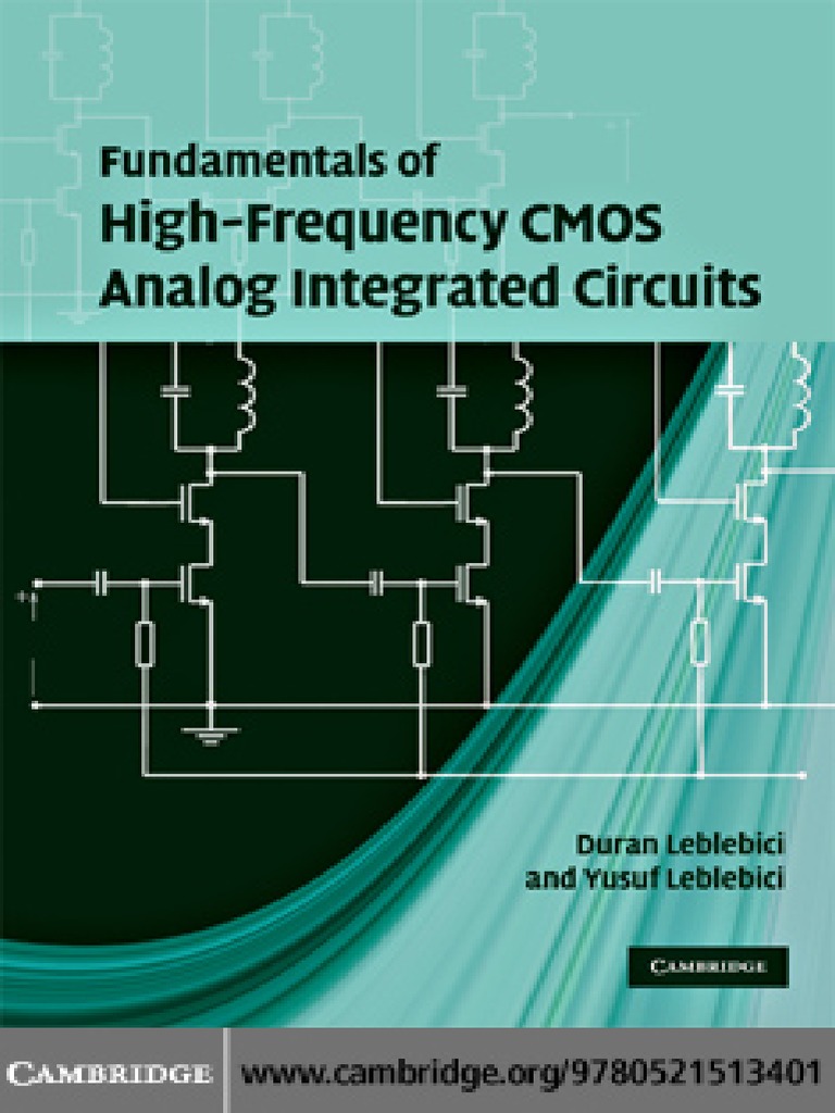 Duran Leblebici, Yusuf Leblebici Fundamentals of HighFrequency CMOS