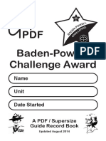 PDF Baden-Powell Challenge Award: Name Unit Date Started