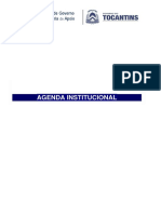 Agenda Institucional Do Governo Do Estado Do Tocantins