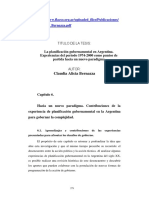 Planificación Gubernamental en Argentina de Claudia Bernazza Cap 6