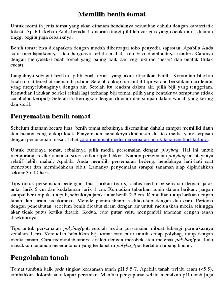 Cara Membuat Media Tanam Di Polybag Berbagi Tanam