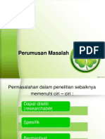 Kuliah5 - Perumusan Masalah