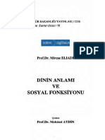 0964-Dinin Anlami Ve Sosyal Fonksiyonu-Mircea Eliade-Chev-Mehmet Aydin PDF