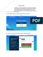 Khan Academy - Day 1 Directions