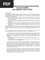 Analisis Laporan Keuangan Pemerintah Daerah (LKPD) DKI Jakarta Tahun 2004