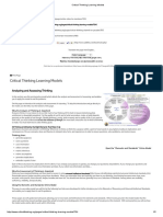 Critical Thinking Learning Models