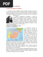 A Conspiracion Militar e a Guerra Civil