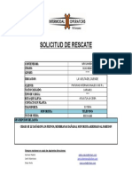 Formato de Solicitud de Rescate