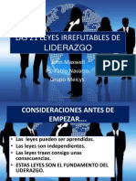 Las 21 Leyes Irrefutables de Liderazgo de Maxwell