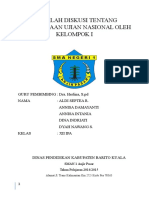 Makalah Diskusi Tentang Pelaksanaan Ujian Nasional Oleh Kelompok I Ahaha