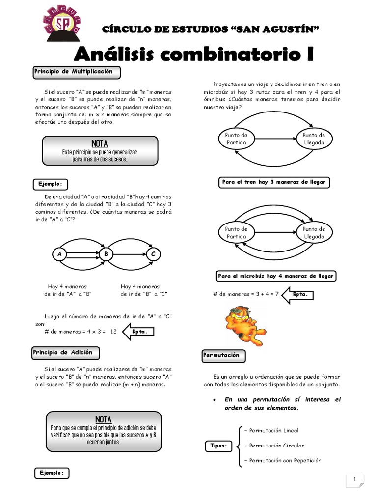 Análisis Combinatorio | PDF | Permutación | Combinatoria