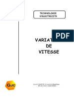 Variation de Vitesse