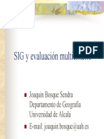 SIG y Evaluacion Multicriterio