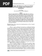 Download Integrating Negative Affect Measures in a Measurement Model Assessing the Function of Negative Affect as Interference to Self-Regulation by Carlo Magno SN36240772 doc pdf