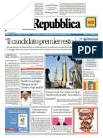 La Repubblica 14 Ottobre 2017 