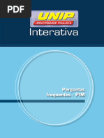 Perguntas Frequentes Pim IV