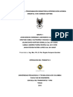 Informe No. 3 - Programación Semafórica Av. Oriental Con Cra