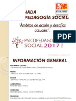 II Jornada Psicopedagogía Social