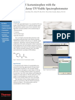 Acetaminophen Analysis