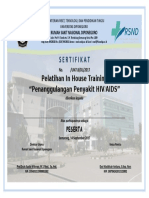 Format Sertifikat Pelatihan HD