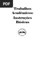 Instruções Básicas Para Formatação de Trabalhos ITEPE