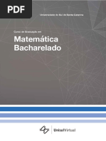 matemática bacharelado