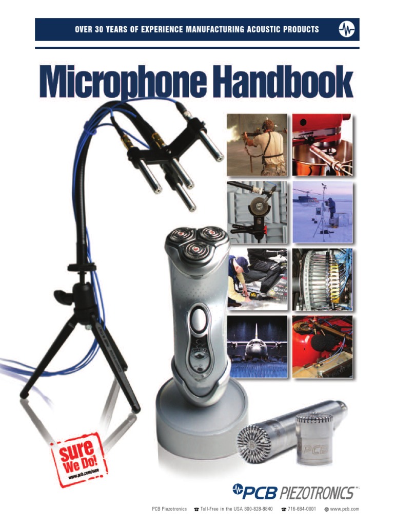 Microphone Handbook PDF Microphone Decibel