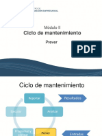 Módulo II Ciclo de Mantenimiento Prever